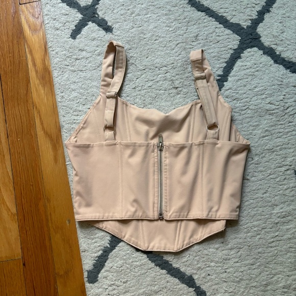 Tan Corset Tank Top - Picture 2 of 3